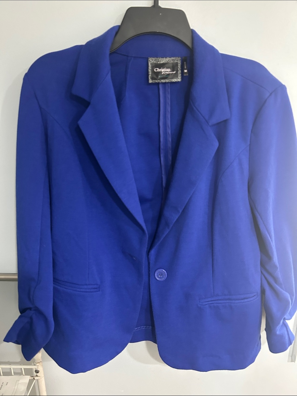 Others Follow Women's Cobalt Blue Single-Button Blazer
